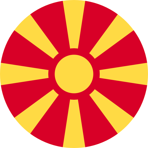 North Macedonia flag 