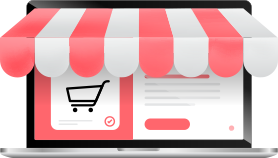 sign up shop form store, store in macbook