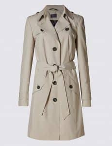 Belted Trench with Stormwear - Marks & Spencer