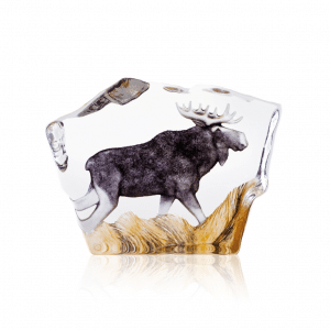 Moose Glass Sculpture - Målerås