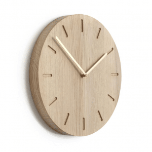 Out Wall Clock Oak - Applicata