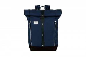 Rolf - Waxed Blue Backpack - Sandqvist