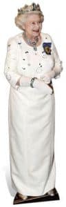 The Queen with Crown Cardboard Cutout