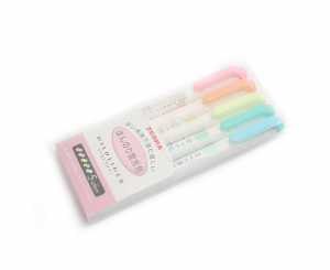 5 Zebra Mildliner Double-Sided Highlighters