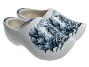 Delfts Blue Tulip Clogs - Dutch Clogs