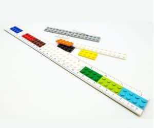 LEGO Buildable Ruler