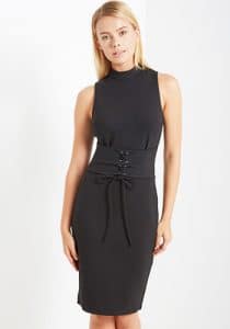 All Tied Up Black Dress - Dress 911