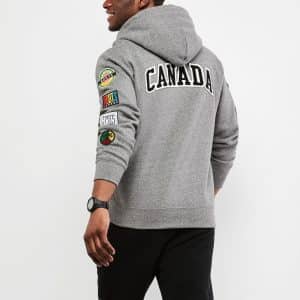 Mens Patches Full Zip Hoody - Roots