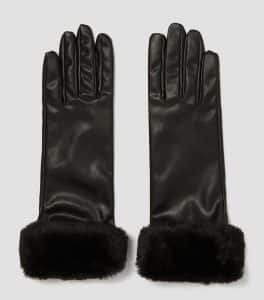 Zara - Faux Leather Gloves