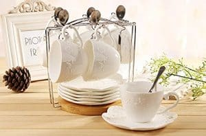 Jusalpha - Tea Cup and Saucer Set