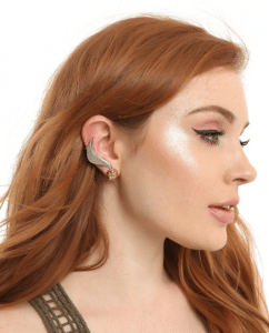 Golden Snitch Climber Earrings