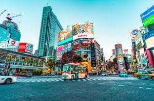 japan streets for shopping