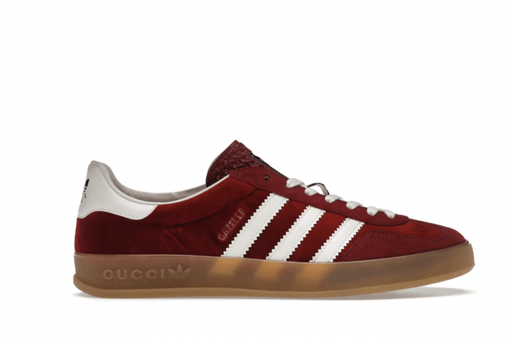 adidas gazelle red sneakers