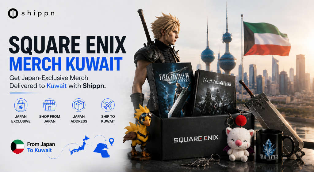 Square Enix merch Kuwait fans can ship from Japan with Shippn
