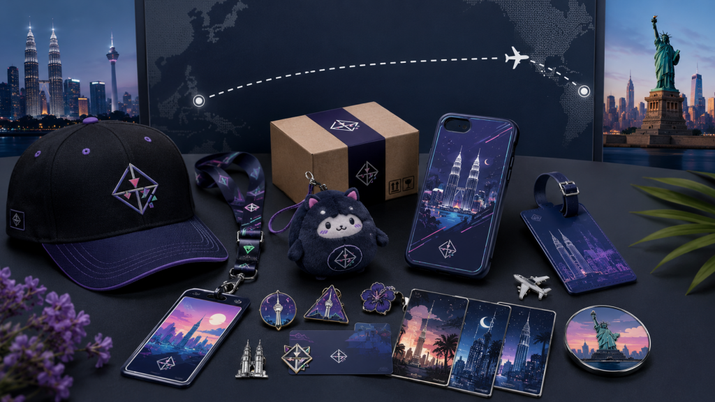 Nijigen Expo 2026 merch shipped from Malaysia to USA